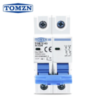 Tomzn 2P DC 1000V Solar Mini Circuit Breaker 16A, 20A, 32A, 63A