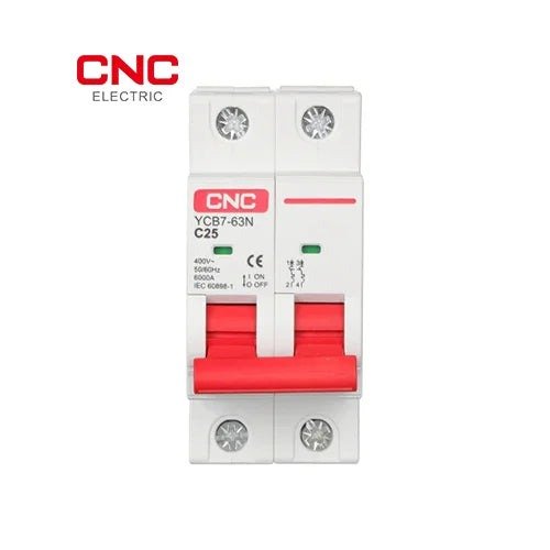 CNC 2 Pole MCB 10A-63A | Double Pole Circuit Breaker