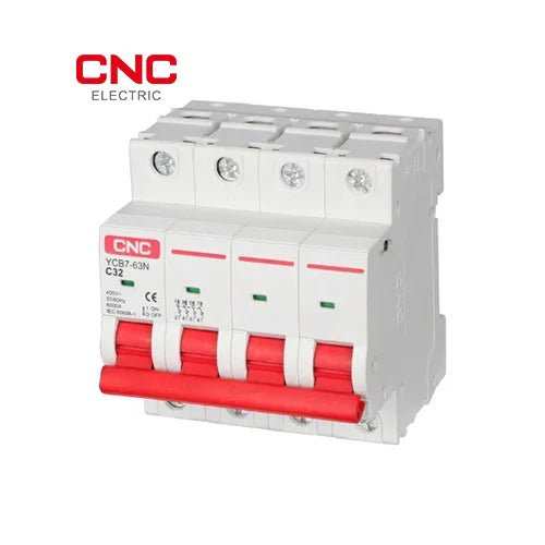 CNC 4 Pole MCB 20A-63A | 3 Phase + Neutral Circuit Breaker - Image 3