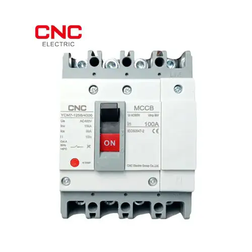 CNC 4 Pole MCCB 63A-125A | YCM7 Circuit Breaker