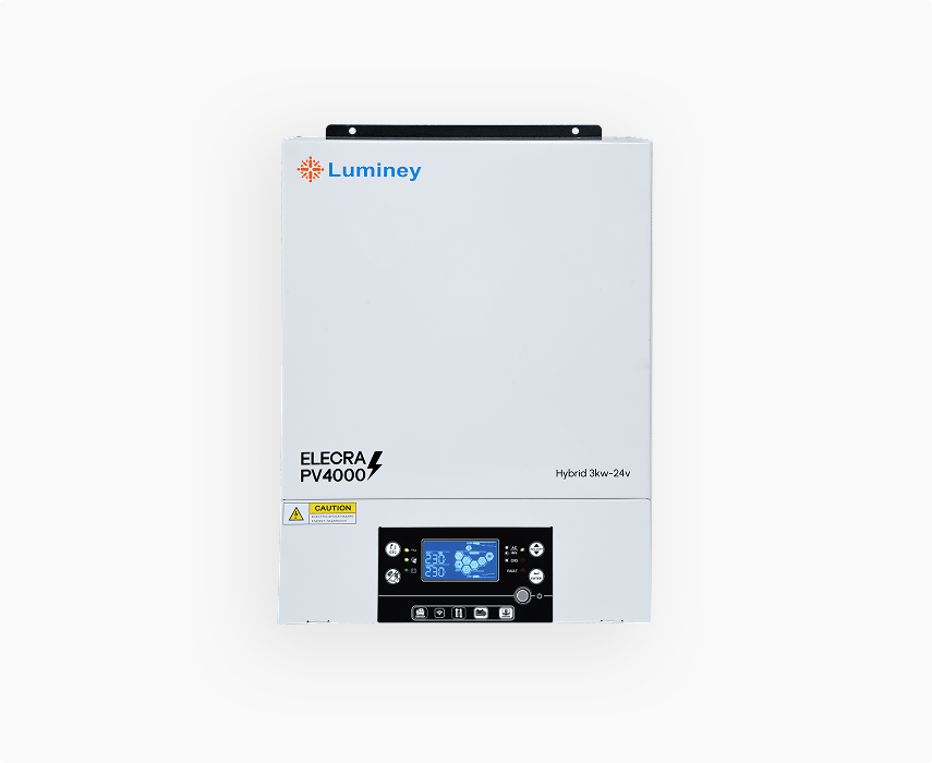 Luminey Elecra PV4000 3kW Hybrid Solar Inverter – 24V Single Phase