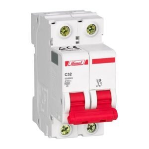 Miniature circuit breaker HDB3W - 18 mm AC - D - 2P - 3 kA - 16 A